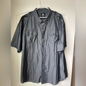 Ecko unltd pilot style men’s button down dress shirt 3xl